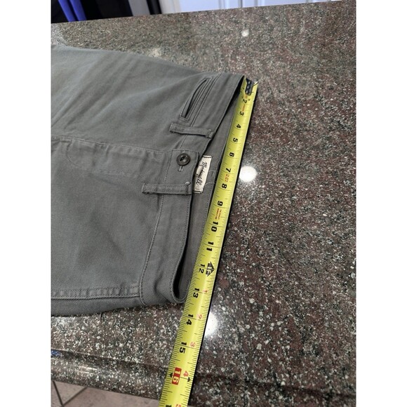 Madewell Women's Pants Size 26 Khaki Wide Leg Cropped Highrise Style#j8985 - Picture 4 of 9